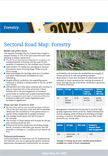 Sectoral Road Map: Forestry