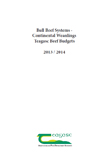 Teagasc Beef Budgets 2013 / 2014: Bull Beef Systems – Continental Weanlings