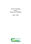Teagasc Beef Budgets 2013 / 2014: Winter Finishing Steers