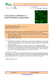 In-situ starch modification in food formulations using protein – 5950