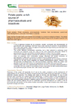 Potato peels: a rich source of pharmaceuticals and bioactives – 5961
