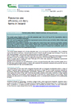 Resource use efficiency on dairy farms in Ireland – 6012