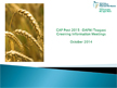 Greening Information meeting (21-23 October)