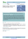 Negative energy balance and immune function in cows – 5929