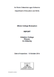 Kildalton College – Whole College Evaluation Report