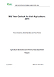Mid Year Outlook for Irish Agriculture: 2014