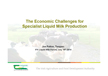 The Economic Challenges for Specialist Liquid Milk Production