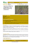 Agricultural Need for Sustainable Willow Effluent Recycling (ANSWER) – 6093