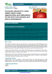 Consumer demand for value added health foods: opportunities and implications for the Irish food industry and policy development – 6215