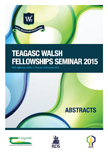 Teagasc Walsh Scholarship Seminar 2015