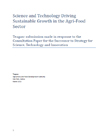 Teagasc submission made in response to the Consultation Paper for the Successor to Strategy for Science, Technology and Innovation