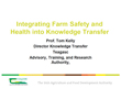 Integrating Farm Safety and Health into Knowledge Transfer