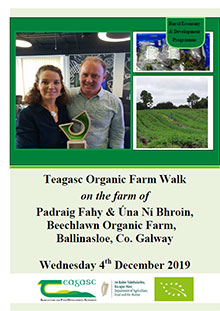 Organic Farm Walk on the farm of Padraig Fahy & Úna Ní Bhroin