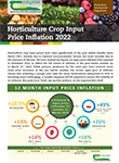 Horticulture Crop Input Price Inflation 2022