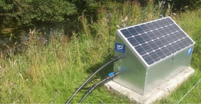 Solar powered water pump