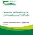 Supporting and Developing the Irish Agriculture and Food Sector