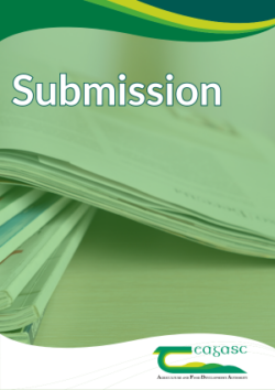 Teagasc Submission to in response to Department of Agriculture, Food and the Marine Public Consultation on the CAP Post-2027 Regulations