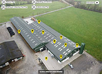 B. 60 unit rotary parlour with covered collecting yard