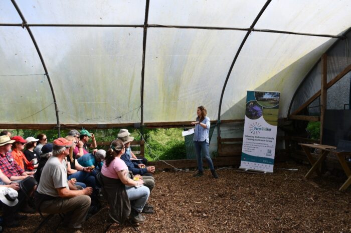 Teagasc coordinator welcomed members to the FarmBioNet on the McCalls farm