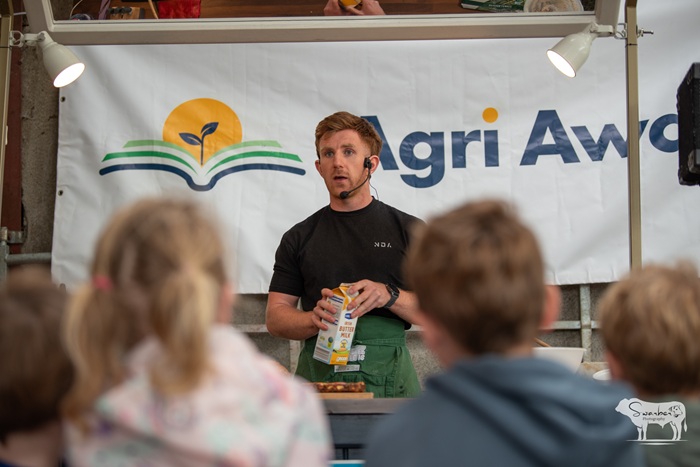 Chef Eoin Sheehan captivated audiences with live cookery demonstrations at the Agri Aware Open Farm