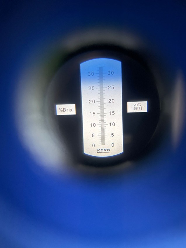 Colostrum results from brix refractometer