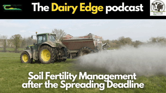 Dairy Edge: Soil fertility management after the spreading deadline