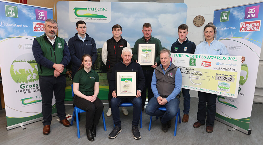 David Williamson, Co. Cavan, Connacht/Ulster Regional Winner of the Pasture Progress Awards 2025