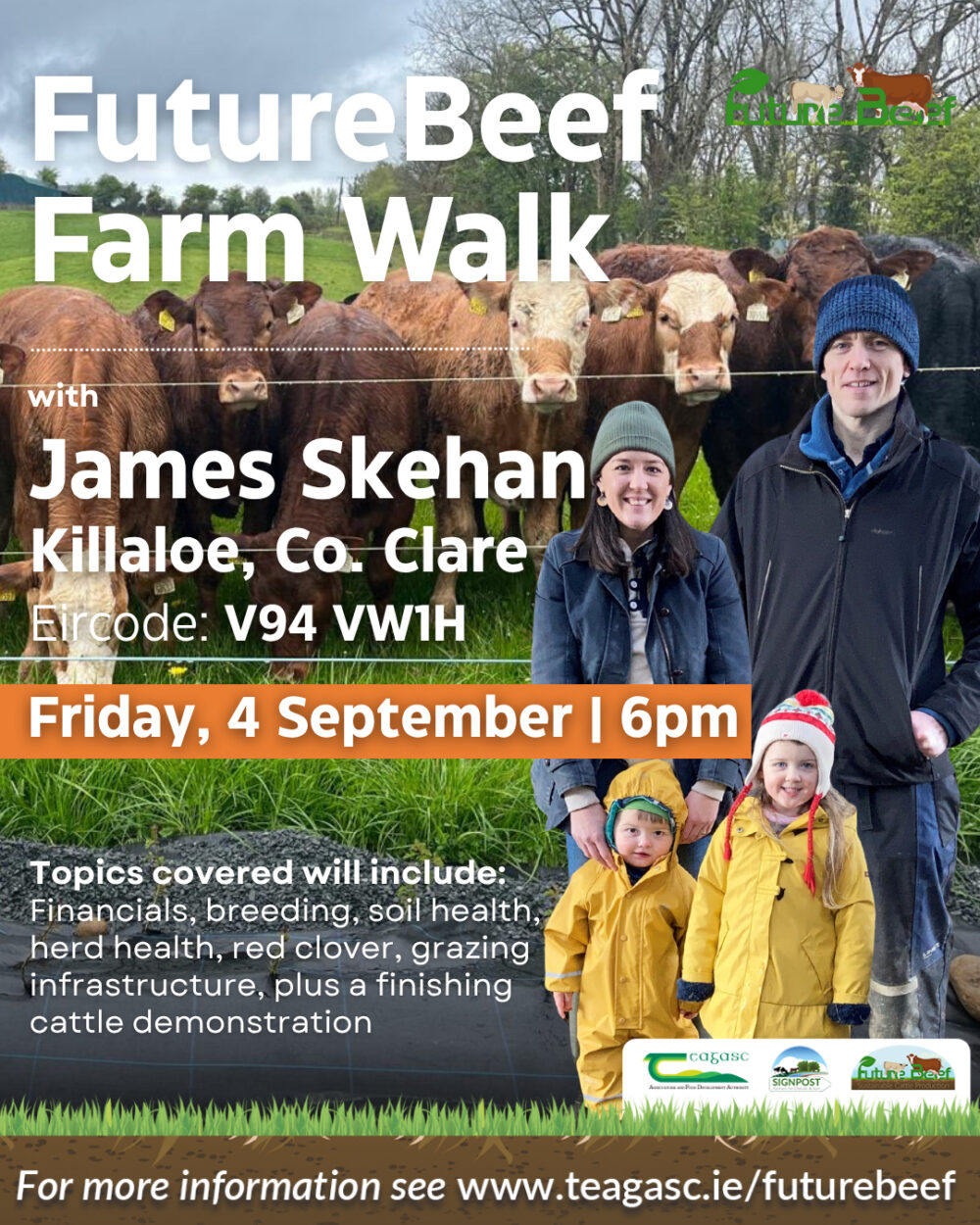 Farm walk ad as detailed in text