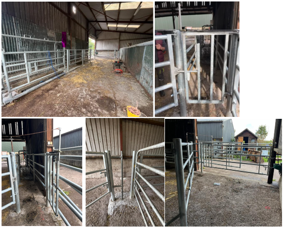 Photos of items in new handling unit
