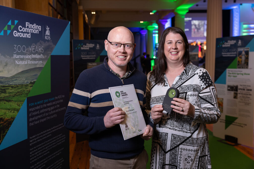 Winner of the 2025 Teagasc Farm Forestry Award was Brian Flanaghan, Roscommon