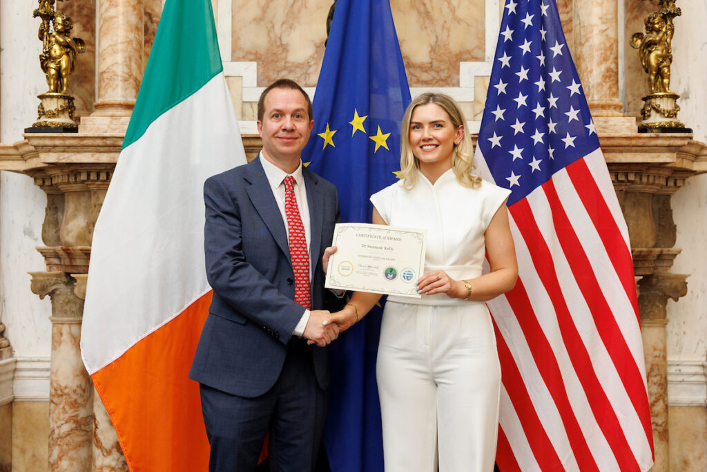 Professor Derek O'Keeffe with Dr Suzanne Kelly