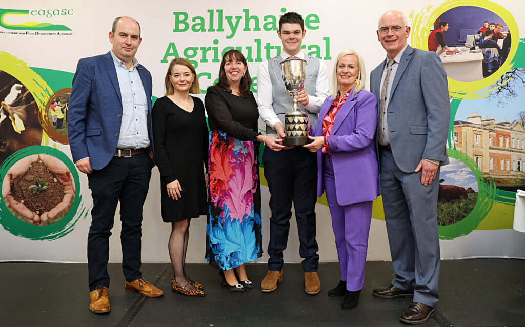 Jack Stevenson, Castlefinn, Lifford, Co. Donegal, Overall Student of the Year Ballyhaise College