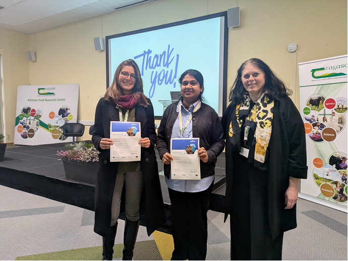 Winners of the Wiley sponsored best presentation and best poster prizes 