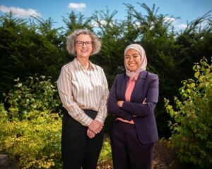 Professor Maeve Henchion and Noha Mahmoud