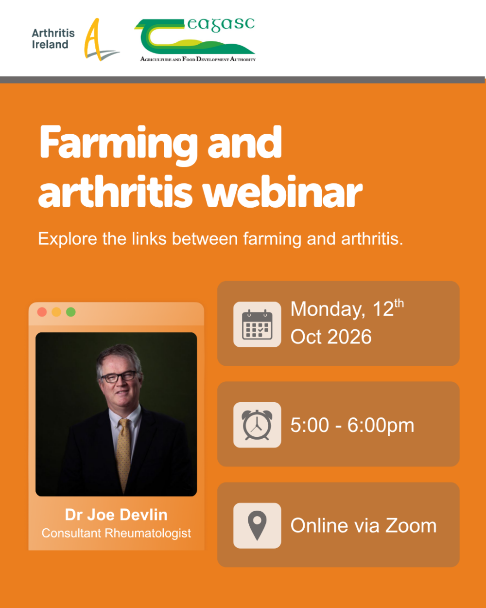 Farmers urged to learn about arthritis risks and care