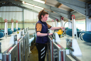 Farmer methane testing.