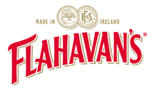 A logo of 'Flahavan's' with text 'Made in Ireland' above