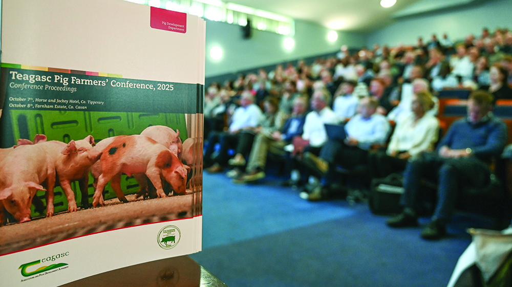 A large conference crowd