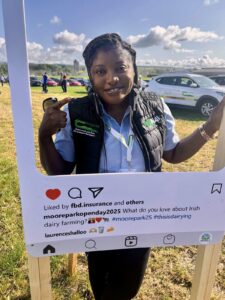 Linda Omodara at Moorepark Open Day.