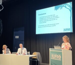 Grace Jones presenting at IUFRO conference on CCF