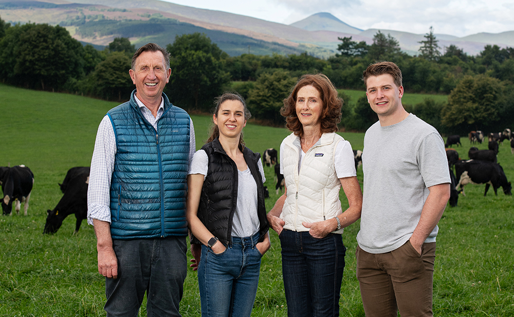 Kennedy family, winners of the 2024 National Winners of the National Dairy Council (NDC) and Kerrygold Quality Milk Awards.