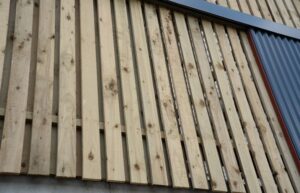 ventilation slatts in animal housing