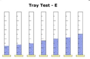 Tray Test E - described in text below