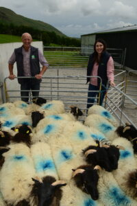 Martin Joe Kerrigan with his Teagasc advisor Joanne Masterson
