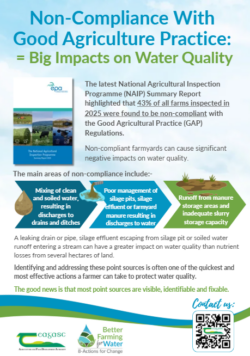 Non-Compliance With GAP – Impacts on Water Quality