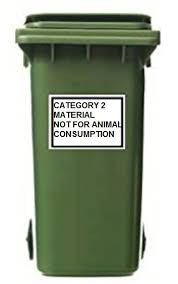 image of the category 2 waste bin
