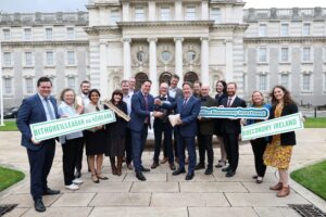 Pictured at the announcement of the EU Just Transition Funding